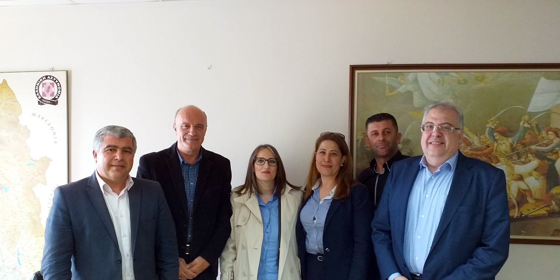 Επίσκεψη ενημέρωσης του Υπ. Δημάρχου κ. Νίκου Γεωργάκου στη Διεύθυνση Αστυνομίας Πρέβεζας συνοδεία υποψηφίων του συνδυασμού «ΔΗΜΟΣ ΤΗΣ ΚΑΡΔΙΑΣ ΜΑΣ!»