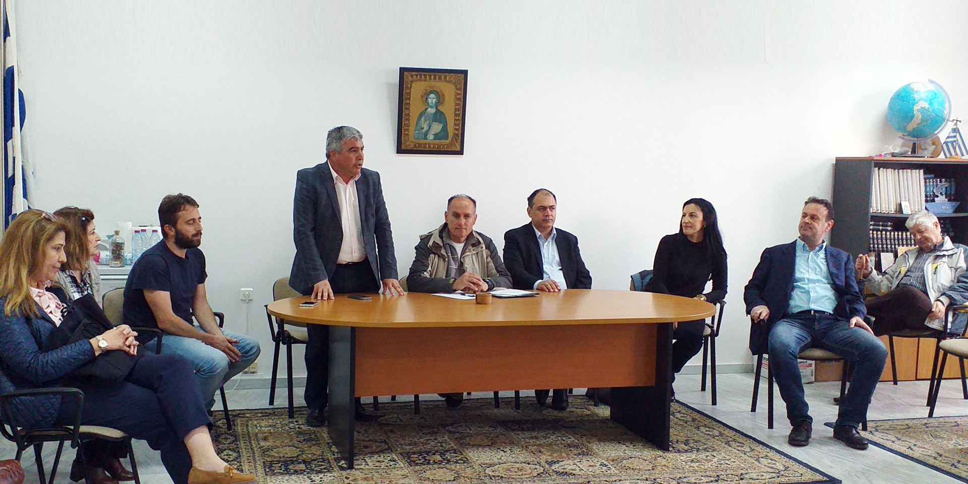 Επίσκεψη ενημέρωσης στη Διεύθυνση Δευτεροβάθμιας Εκπαίδευσης Πρέβεζας  του Υποψήφιου Δημάρχου Πρέβεζας κ. Νίκου Γεωργάκου και υποψηφίων δημοτικών συμβούλων του συνδυασμού «ΔΗΜΟΣ ΤΗΣ ΚΑΡΔΙΑΣ ΜΑΣ!»